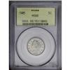 Image 1 : 1905 5C MS66 PCGS. Subtle bluish-beige 