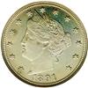 Image 1 : 1891 5C PR67 NGC. Liberty on this coin 