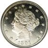 Image 1 : 1891 5C PR66 Cameo NGC. Due to the natu