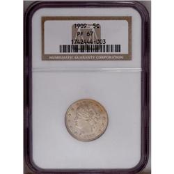1909 5C PR67 NGC. Fully struck and virt