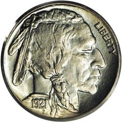 1921 5C MS66 PCGS. Sharply struck and h