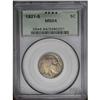 Image 3 : "1921-S 5C MS64 PCGS. Rose-red, gold, an"