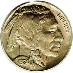 1924-S 5C MS64 PCGS. Second only to the