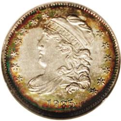 "1835 H10C Small Date, Large 5C MS65 NGC"