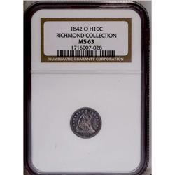 1842-O H10C MS63 NGC. Scarce in all gra