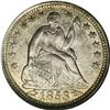 Image 1 : 1853 H10C Arrows MS65 NGC. A frosty Gem