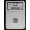Image 1 : "1868 H10C PR66 NGC. This appealing, fla"