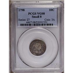1798/97 10C 16 Stars on Reverse VG8 PCG