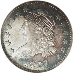 1827 10C MS64 NGC.From The Frank DuVall