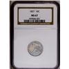 Image 3 : "1827 10C MS67 NGC. JR-6, R.2. This piec"