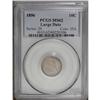 Image 1 : 1856 10C Large Date MS62 PCGS. Dusky li