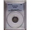 Image 3 : 1873-CC 10C Arrows Fine 15 PCGS. Among 