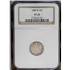 Image 1 : 1885-S 10C VF25 NGC. A nicely detailed 