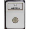 Image 3 : "1912 10C MS66 NGC. Lavish apple-green, "