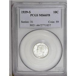 1939-S 10C MS66 Full Bands PCGS. A bold