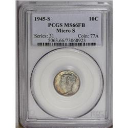 1945-S 10C Micro S MS66 Full Bands PCGS