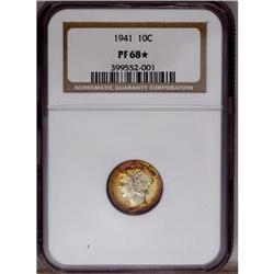 1941 10C PR68 S NGC. Spectacular fire-r