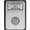 Image 3 : 1853-O 25C ARR & RAYS MS61 NGC.From The