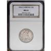 Image 1 : 1854-O 25C Arrows MS63 NGC. Sharply str