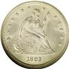 Image 1 : 1863 25C MS65 NGC. The 1863 is a highly