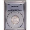 Image 1 : 1885 25C MS64 PCGS. Faintly toned in pa