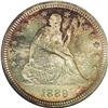 Image 1 : 1889 25C MS67 NGC. Waves of orange-red 
