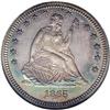 Image 1 : 1865 25C PR65 NGC. Luminous powder-blue