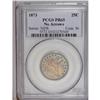 Image 1 : 1873 25C No Arrows PR65 PCGS. Crisply d