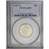 Image 3 : 1918/7-S 25C AU50 PCGS. A bold impressi