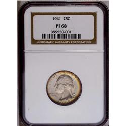 1941 25C PR68 NGC. A thin veil of nearl