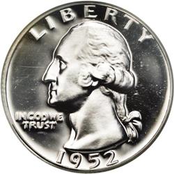 1952 25C PR67 Ultra Cameo NGC. Essentia