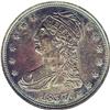 Image 1 : "1837 50C MS64 ANACS. Vivid apple-green,"