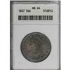 Image 3 : "1837 50C MS64 ANACS. Vivid apple-green,"