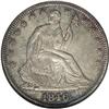 Image 1 : 1846 50C 6 Over Horizontal 6 MS62 NGC. 