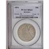 Image 1 : 1854 50C Arrows MS63 PCGS. A sharply st