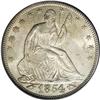 Image 1 : 1854 50C Arrows MS64 PCGS. 1854[50C] Ar