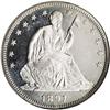 Image 1 : 1891 50C MS65 Prooflike NGC. Frosty dev