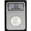 Image 3 : 1891 50C MS65 Prooflike NGC. Frosty dev