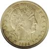 Image 1 : 1894-S 50C MS64 NGC. Amber-gray toning 