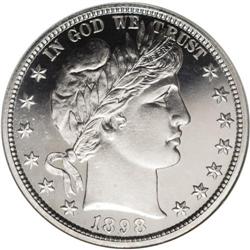 1898 50C PR67 Deep Cameo NGC. This coin