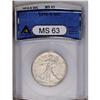 Image 1 : 1916-S 50C MS63 ANACS. Housed in a dist