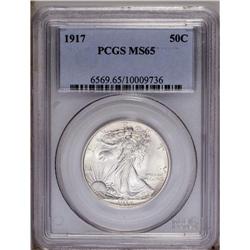1917 50C MS65 PCGS. A wonderful and hig
