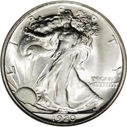 1920 50C MS65 NGC. The 1920-P is not at