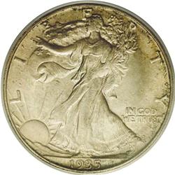 1935-D 50C MS65 PCGS. An impressive Gem