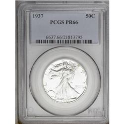 1937 50C PR66 PCGS. Crisply detailed on