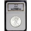 Image 3 : 1938 50C PR67 S NGC. The Walking Libert