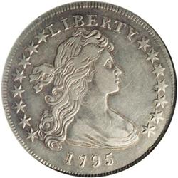 "1795 S$1 Draped Bust, Off Center XF45 A"