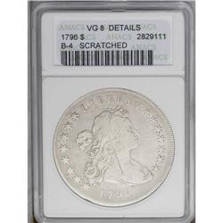 "1796 S$1 Small Date, Large Letters--Scr"