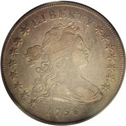 "1796 S$1 Small Date, Large Letters VF30"