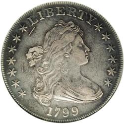 1799 S$1 --Obverse Scratched--ANACS. XF